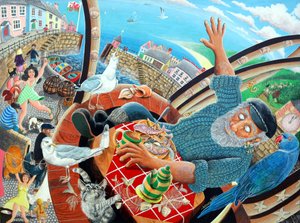 Capitaine Chat voit aveuglément la vie du village passer, 2005